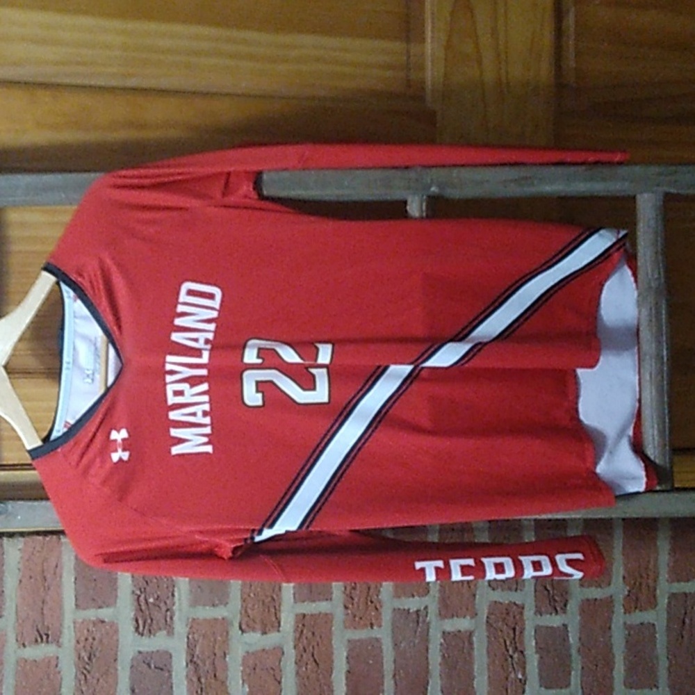 Women's Under Armour Maryland Volleyball Jersey Retailed $95